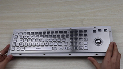 Illuminant SS Industrial Keyboard PC Layout Interface USB