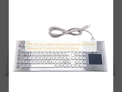 304 aço inoxidável teclado de computador industrial à prova d'água à prova de poeira à prova de explosão