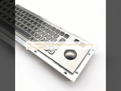 IP65 / IK07 teclado industrial à prova d'água com pista de aço inoxidável