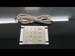 Teclado industrial de 16 teclas em aço inoxidável IP65