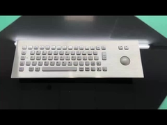 teclado industrial de aço inoxidável com bola de pista IP65 KIOSK exterior