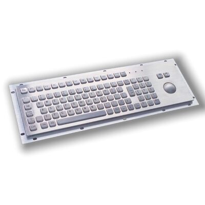 quality Waterproof Dustproof Explosionproof Industrial Stainless-Steel Keyboard With Maintenance-Free Trackball factory