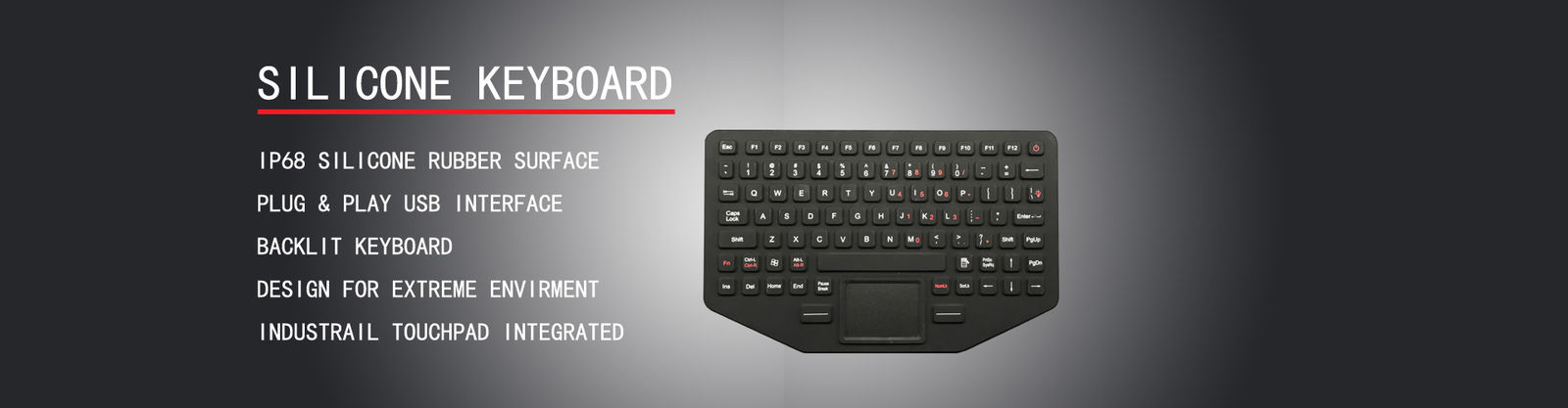 Metal Kiosk Keyboard