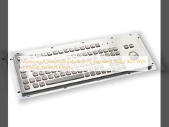 Waterproof Dustproof Industrial PC Keyboard IP65 / IK07 With Trackball Violence Resist