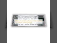 Wireless 2.4G Industrial Keyboard With TouchPad  F-TP-386143-W 3500g Weight
