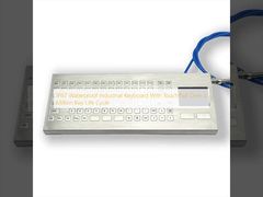 IP67 Waterproof Industrial Keyboard With TouchPad Over 2 Million Key Life Cycle
