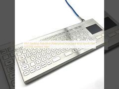 IP67 Desktop Industrial Waterproof Keyboard With Touch Pad SUS304 stainless steel
