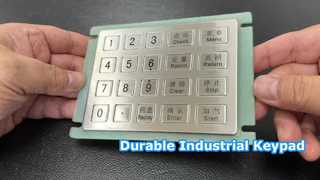 20 keys stainless steel industrial keypad customizable