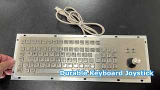 Clavier inox avec joystick industriel interface USB IP65