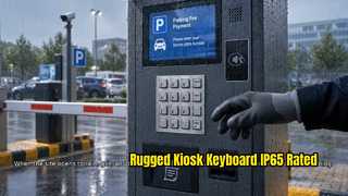 Keyboard Kios Stainless Steel Industri dengan Nilai IP65