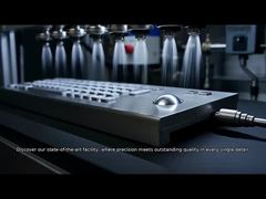 Keyboard Stainless Steel Tahan Air Industri dengan Trackball