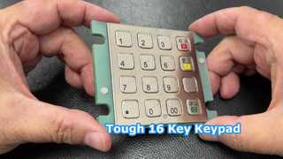 74*74 Conception compacte Clavier inox 16 touches Interface USB IP65