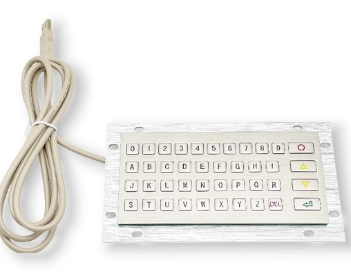 Qualität  Lightweight Panel Mounted Keyboard Stainless Steel Mini Industrial Keyboard usine