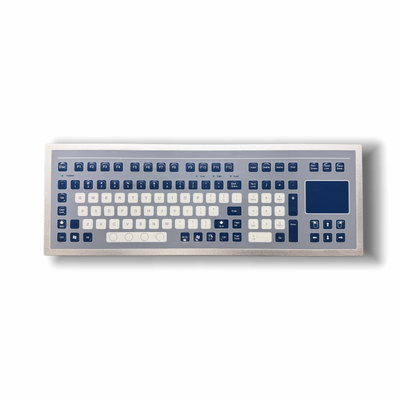 quality  Industrial membrane keyboard 105 keys with touchpad waterproof USB factory