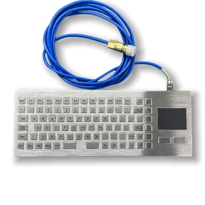Stainless Steel Industrial PC Keyboard Violence Resist Explosionproof Keyboard