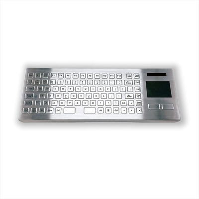 Wireless Industrial Desktop Keyboard SUS304 silver Customized Languages
