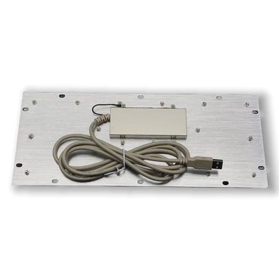 Teclado de acero inoxidable montado en panel F3 Teclado de PC de metal industrial ligero