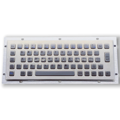 Panel Mounted Stainless Steel Keyboard F3 Lightweight Industrial Metal PC Keyboard