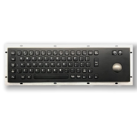 Vandal Proof Kiosk Keyboard with Trackball Washable and Easy to Clean IK07