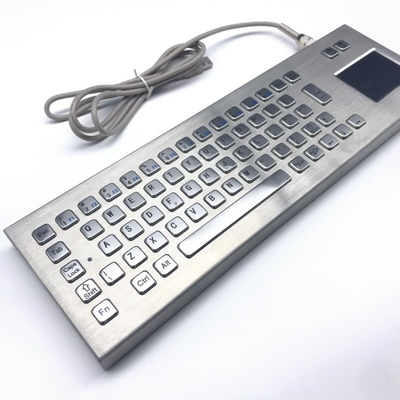 IP65 / IK07 Industrial PC Keyboard Explosionproof Stainless Steel Keyboard
