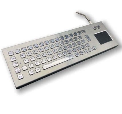 IP65 Industrial Stainless Steel Keyboard Desktop Keyboard waterproof dustproof  -40℃