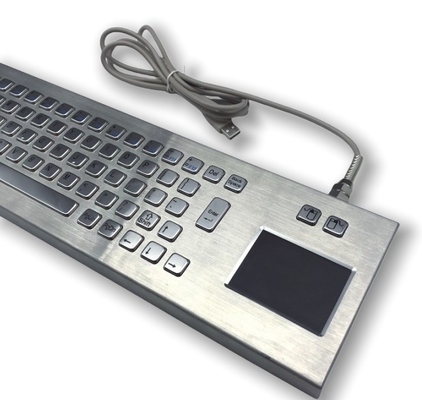 IP65 / IK07 Industrial PC Keyboard Explosionproof Stainless Steel Keyboard