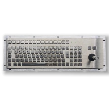 Baja tahan air IP65 tahan debu Industrial Keyboard Dengan Control Stick