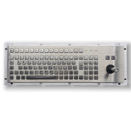 Customized stainless steel sus304 IP65 waterproof Industrial PC Keyboard With 8 Directions Operating Lever Stick