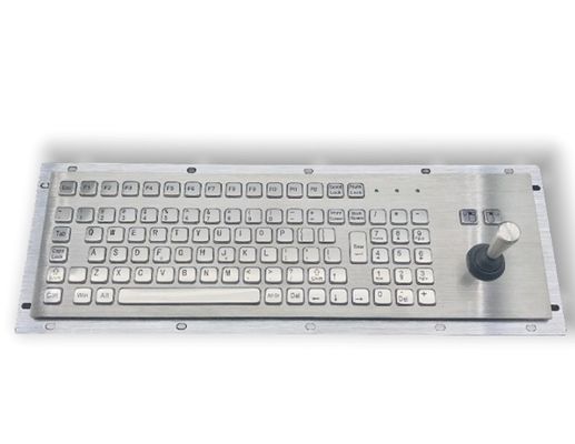 Baja tahan air IP65 tahan debu Industrial Keyboard Dengan Control Stick
