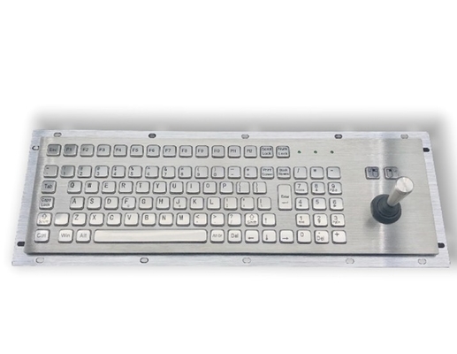 Customized stainless steel sus304 IP65 waterproof Industrial PC Keyboard With 8 Directions Operating Lever Stick