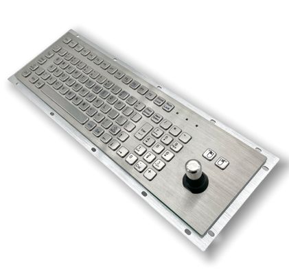 Panel de acero inoxidable industrial, teclado montado con joystick de 8 vías   IP65/IK07 sellado para un control robusto