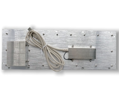 KIOSK IP65 / IK07 Industrial Metal Keyboard IP65 With 38mm Stainless Steel Trackball Rear Panel Mounted -40℃