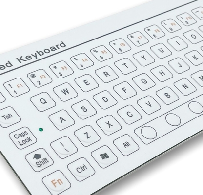 IP67 68 Keys Mini Industrial PC Keyboard Lightweight Anti Static Rugged Keyboard Rear Panel Mounted -40℃