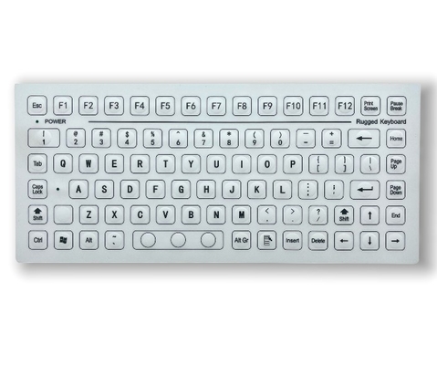 85 Keys Industrial PC Keyboard Lightweight One Piece Matte Membrane On Top Keyboard