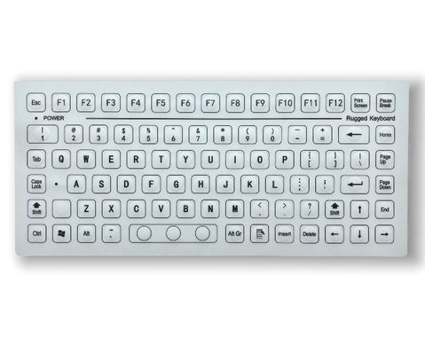 IP67 85-Key Industrial Membrane Keyboard, Antistatic, Waterproof, Dustproof, Rear Panel Mounted, Operating Temperature -40℃.