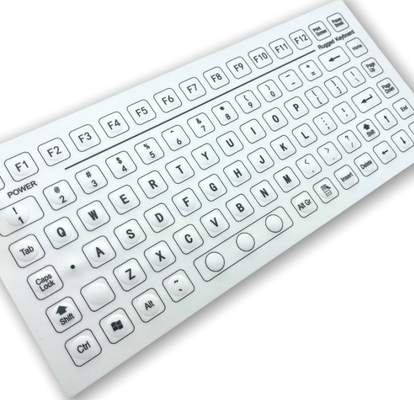 85 Keys Industrial PC Keyboard Lightweight One Piece Matte Membrane On Top Keyboard