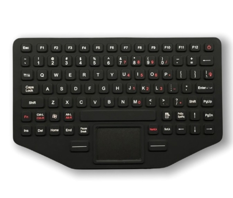 Silicon Rubber Mini Industrial Keyboard F9 IP67 Lightweight 390g
