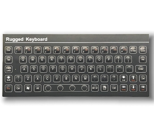 Mini Panel Industri dipasang Keyboard F8 Keyboard Ringan 68 Kunci 470g