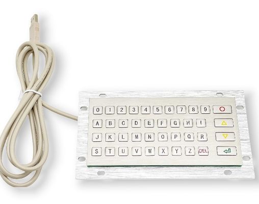 Compact Industrial-Grade Metal Keyboard