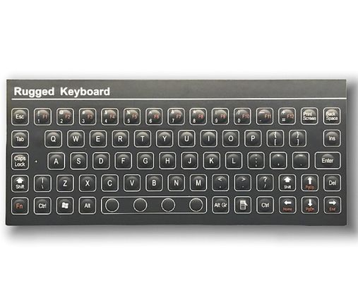 Sanitizable & Anti-Static Membrane Switch Keyboard – IP67 Rated , Complete surface sealed, Cleanroom Ready