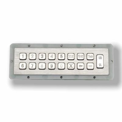 Tactile-Responsive Industrial Keypad : Stainless Steel 16-Key USB Numeric Pad with Audible Feedback for Enhanced HMI