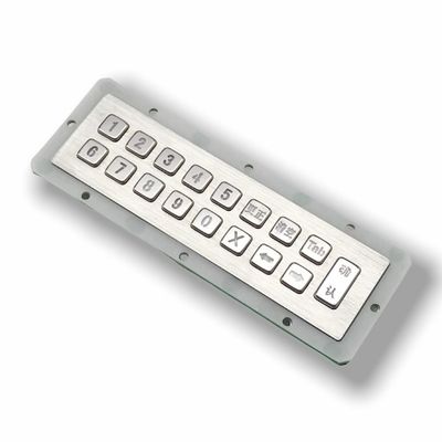 Tactile-Responsive Industrial Keypad : Stainless Steel 16-Key USB Numeric Pad with Audible Feedback for Enhanced HMI
