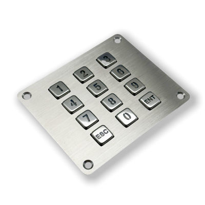 IP65/IK07 Rated Keypad : Built for Harsh Environments - Stainless Steel, Backlit, 2M+ Cycles