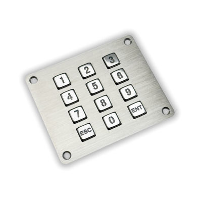 IP65/IK07 Rated Keypad : Built for Harsh Environments - Stainless Steel, Backlit, 2M+ Cycles