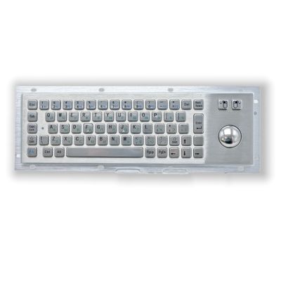 IP65 Stainless Steel Keyboard với Trackball Ourdoor sử dụng hỗ trợ chống nước