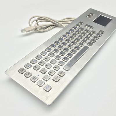 Public Space Solution : IP67/IK07 Rated Membrane Keyboard with Integrated Touchpad
