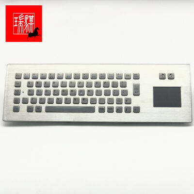 IP65 Panel Mouted Keyboard with Touchpad for Industrial Control KIOSK Outdoor Applications