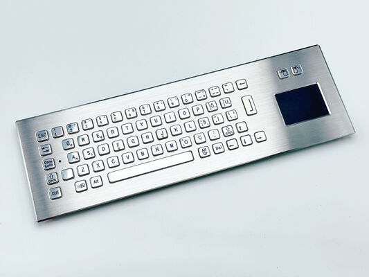 IP65 IK07 SUS304 Stainless Steel Industrial Keyboard with -40°C to +65°C Extreme Temperature Tolerance