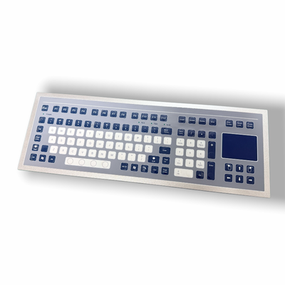 Industrial membrane keyboard 105 keys with touchpad waterproof USB